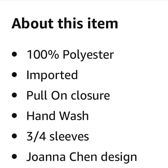 NWT in online pkg flutter blouse 3/4 sleeve floral - Picture 3 of 5